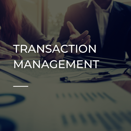 learn more about our transaction management services
